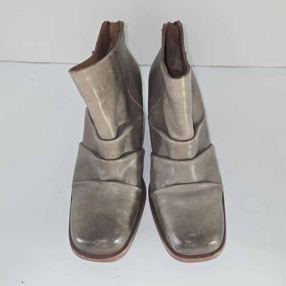 0386 Kork-Ease Kissel Ankle Boots Women's‎ Leather Bootie Shoes Size 6M